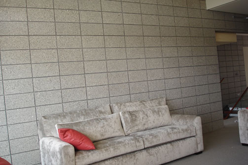 Interior Stack Bonded Walls. Create an Aesthetic Feel To The Interior Of Your Home By Using Honed Masonry